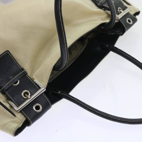 PRADA Tote Bag Nylon Beige Auth ar10404 - Picture 7 of 16